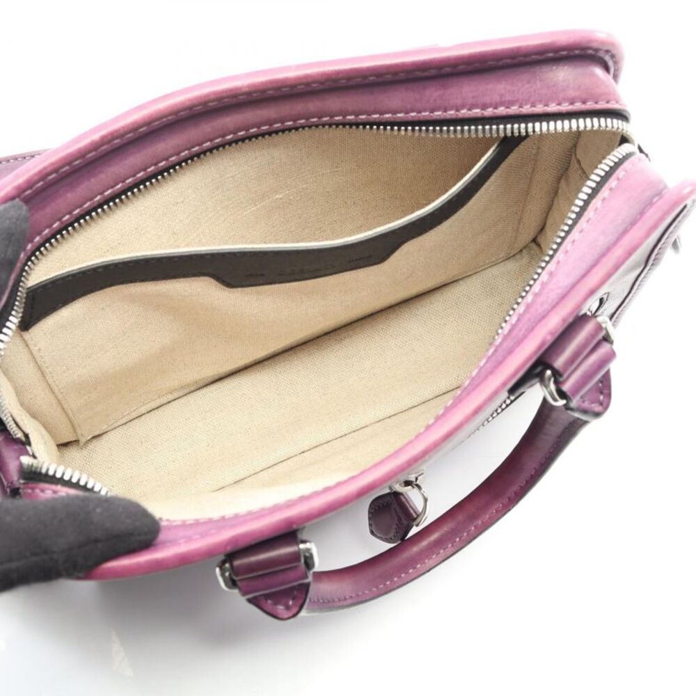 Berluti Leather Un Jour Gulliver Calligraphy Handbag - Picture 7 of 9